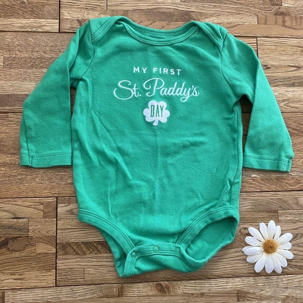 Carter's My First St.‎ Paddy's One Piece Size 12 Mo